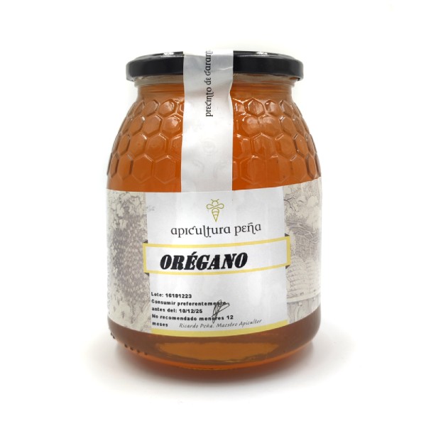 Miel de orégano silvestre de origen español.