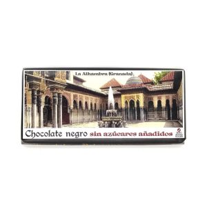 Tableta de chocolate negro artesano sin azúcar añadido.