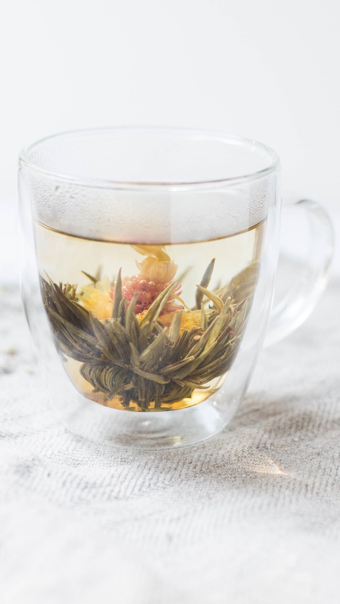 Té verde floreciente Marigold Silvery Stage